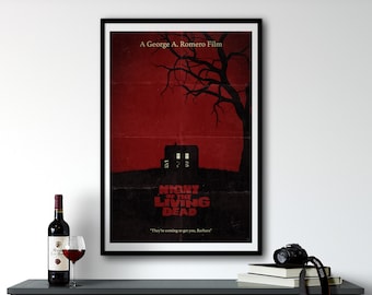 Classic Horror Movie Posters Apartment Decor, Dark Academia Pop Culture Wall Art, Gothic Wall Art, Gifts For Dad, Boyfriend Gift