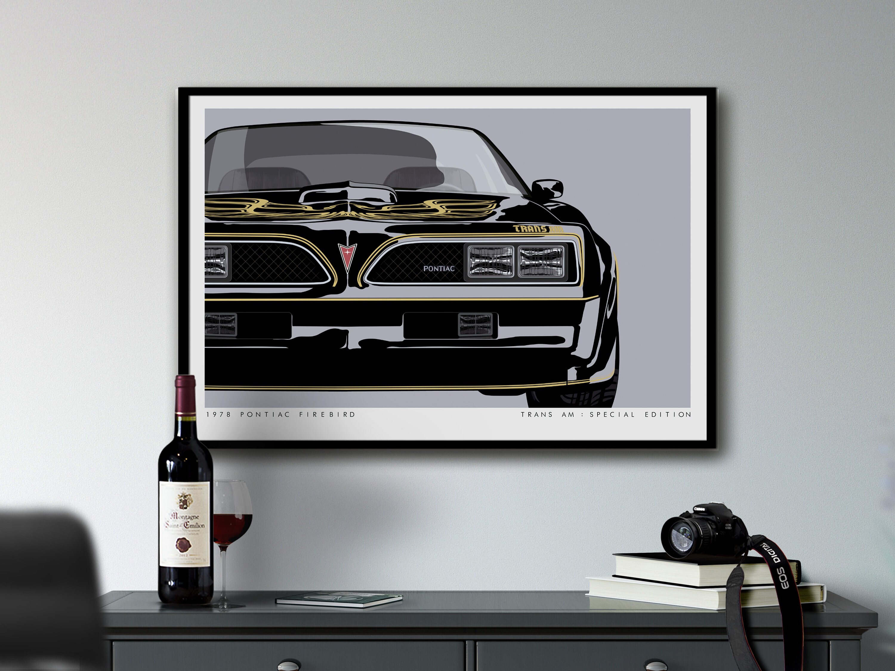 Classic Car Wall Art Print American Sports Car Poster - Etsy