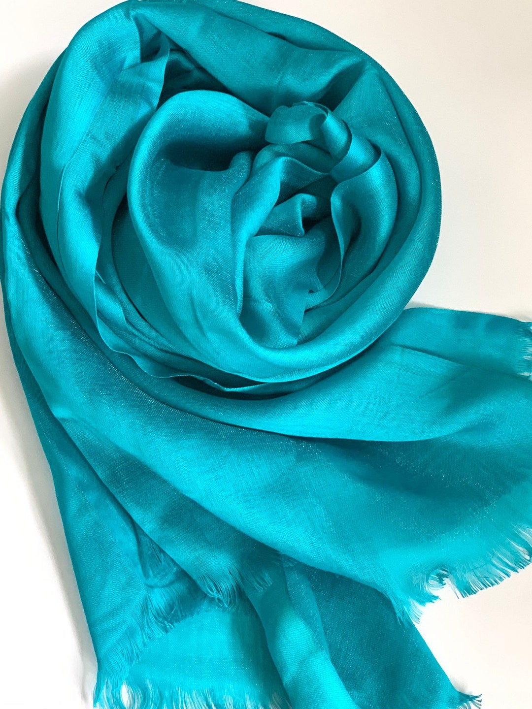 Beautiful Black Silk Scarf Shawl Wrap for Weddings Bridal Etsy