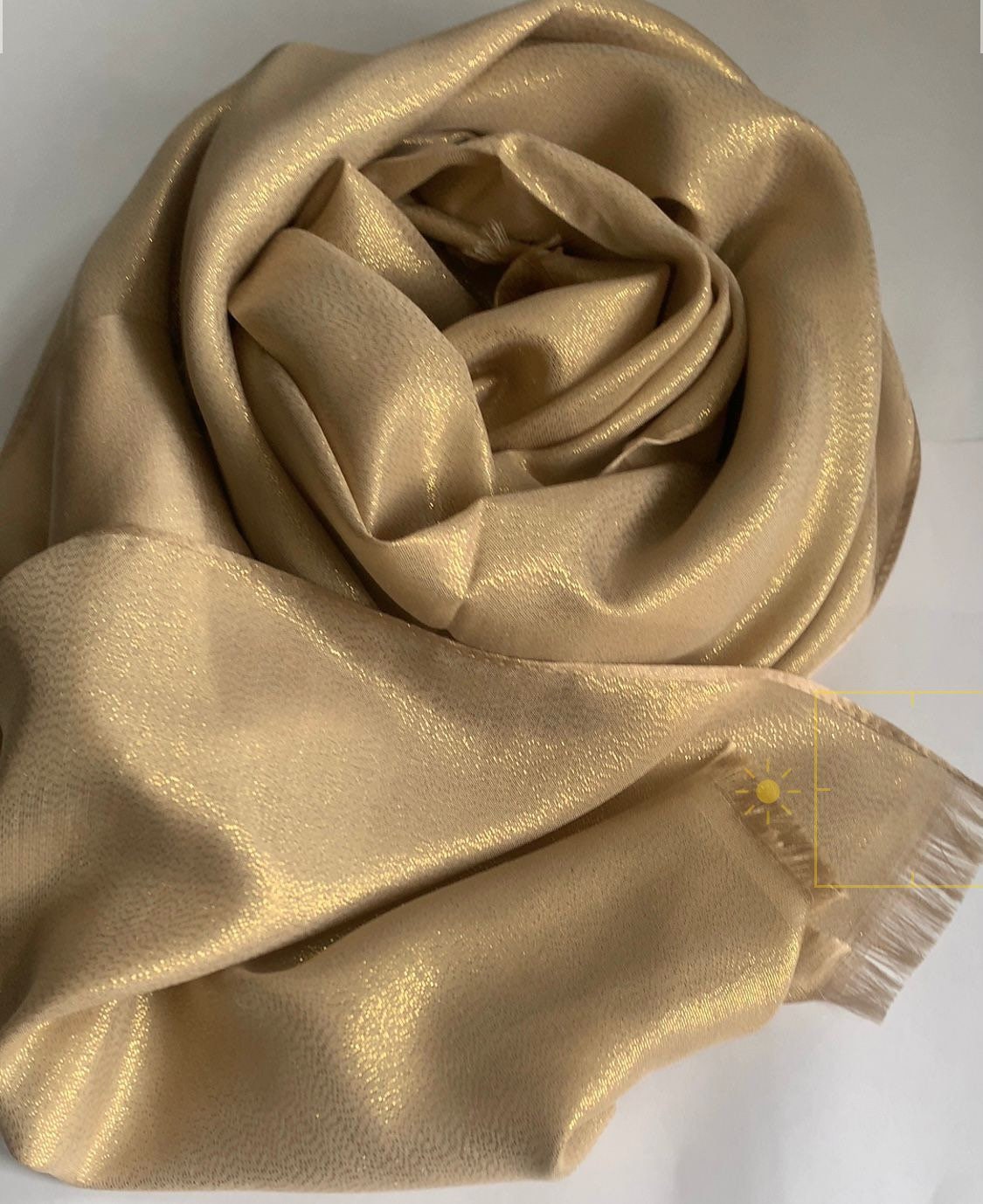 Beautiful Luxury Soft Gold Scarf Shawl Wrap for Weddings Etsy UK