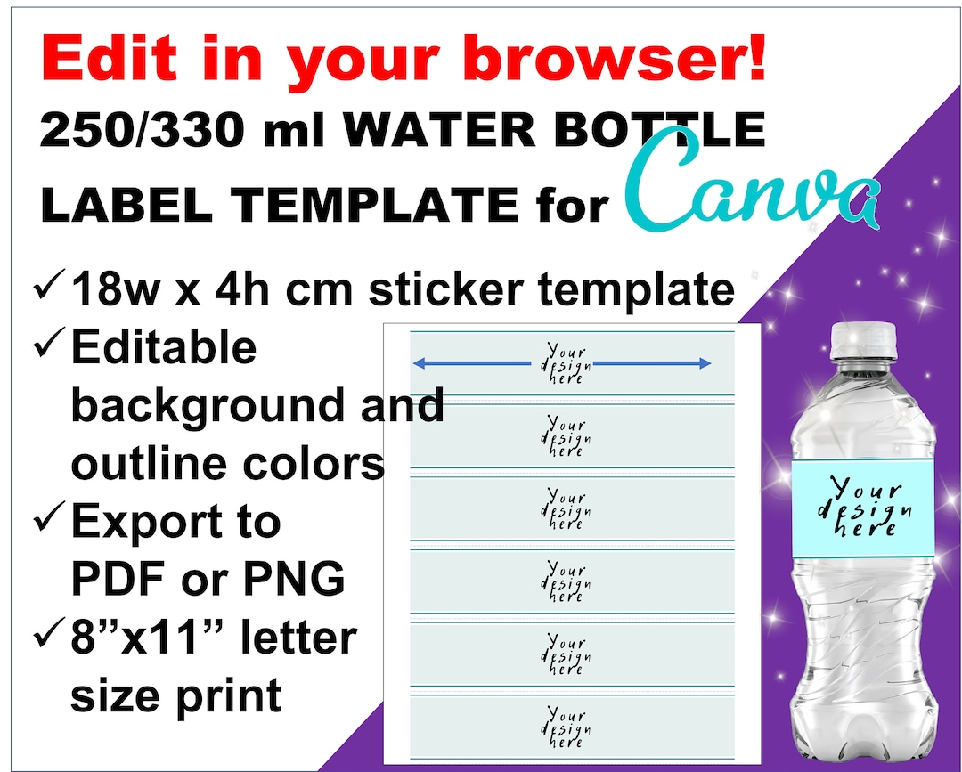 250ml 330ml 350ml Water Bottle Label Template 250ml 330ml 350ml 250ml-330ml-350ml-water-bottle-label-template-250ml-330ml-350ml