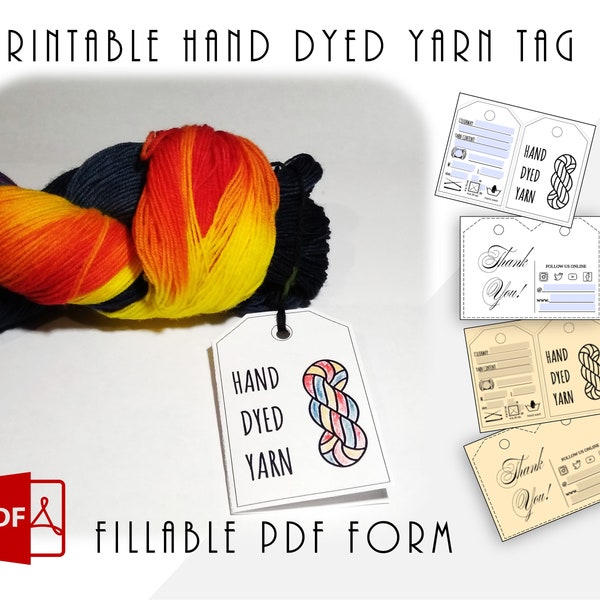 Yarn Tag Etsy