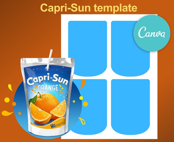 Étiquette de pochette Capri-Sun Étiquette de jus - Etsy France