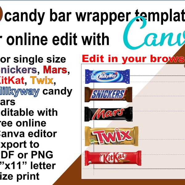 Mars Candy Bar - Etsy