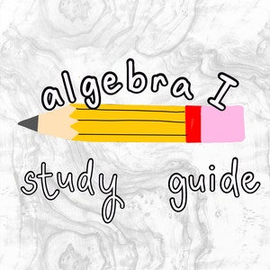Guida completa allo studio di Algebra 1: appunti di 25 pagine per l'ottavo anno e le scuole superiori (file digitale)