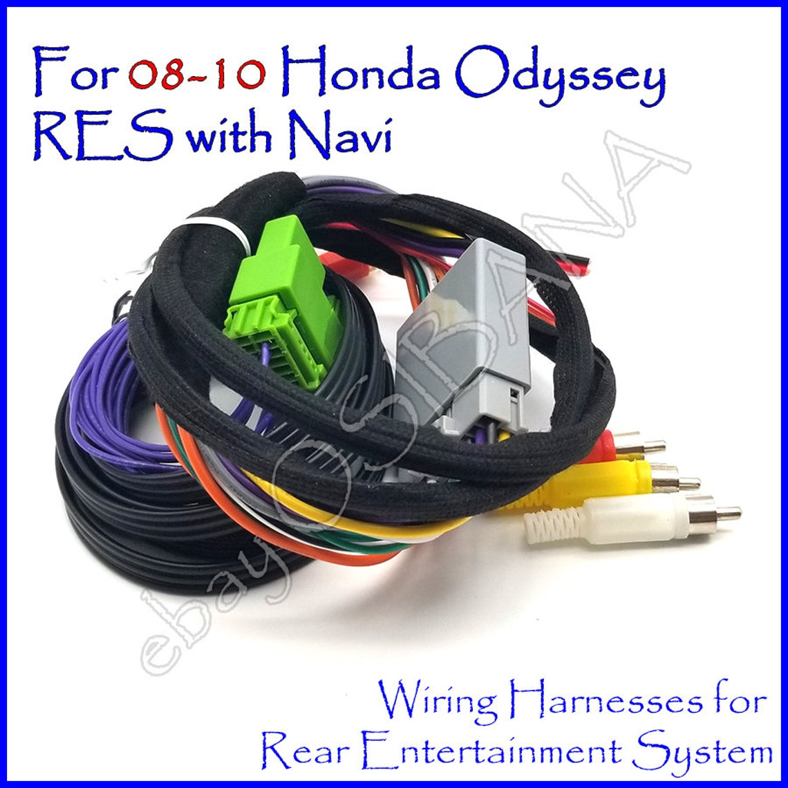 Wiring Harnesses for 0510 Honda Odyssey With Navi and RES to Mirror a