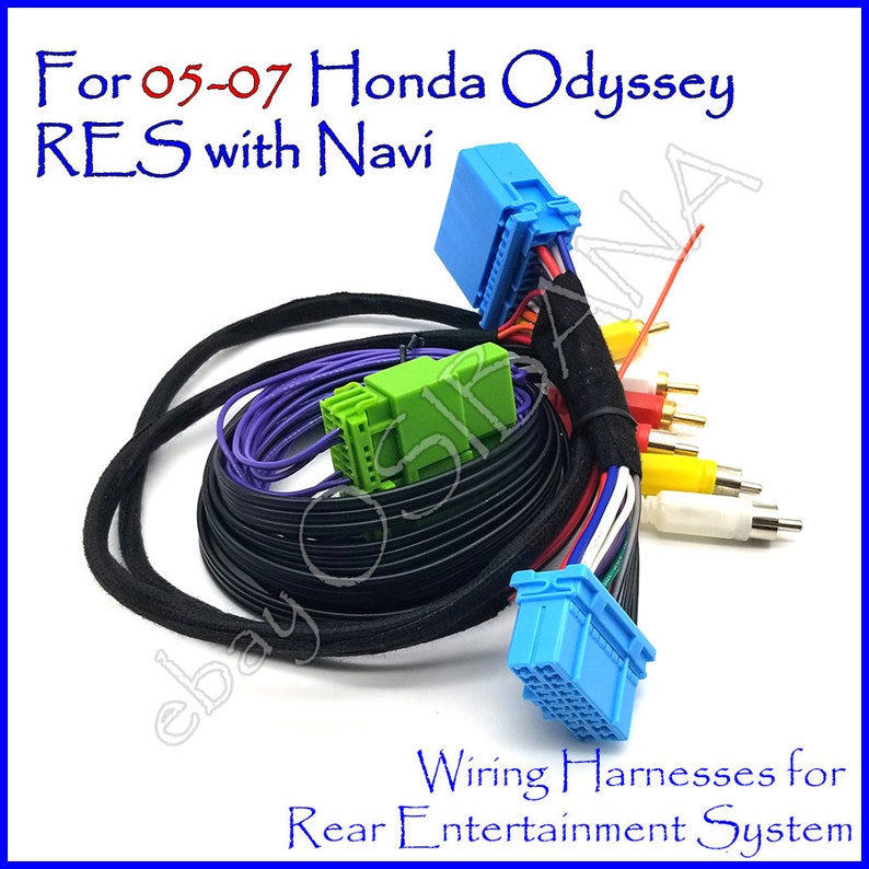 Wiring Harnesses for 0510 Honda Odyssey With Navi and RES to Mirror a