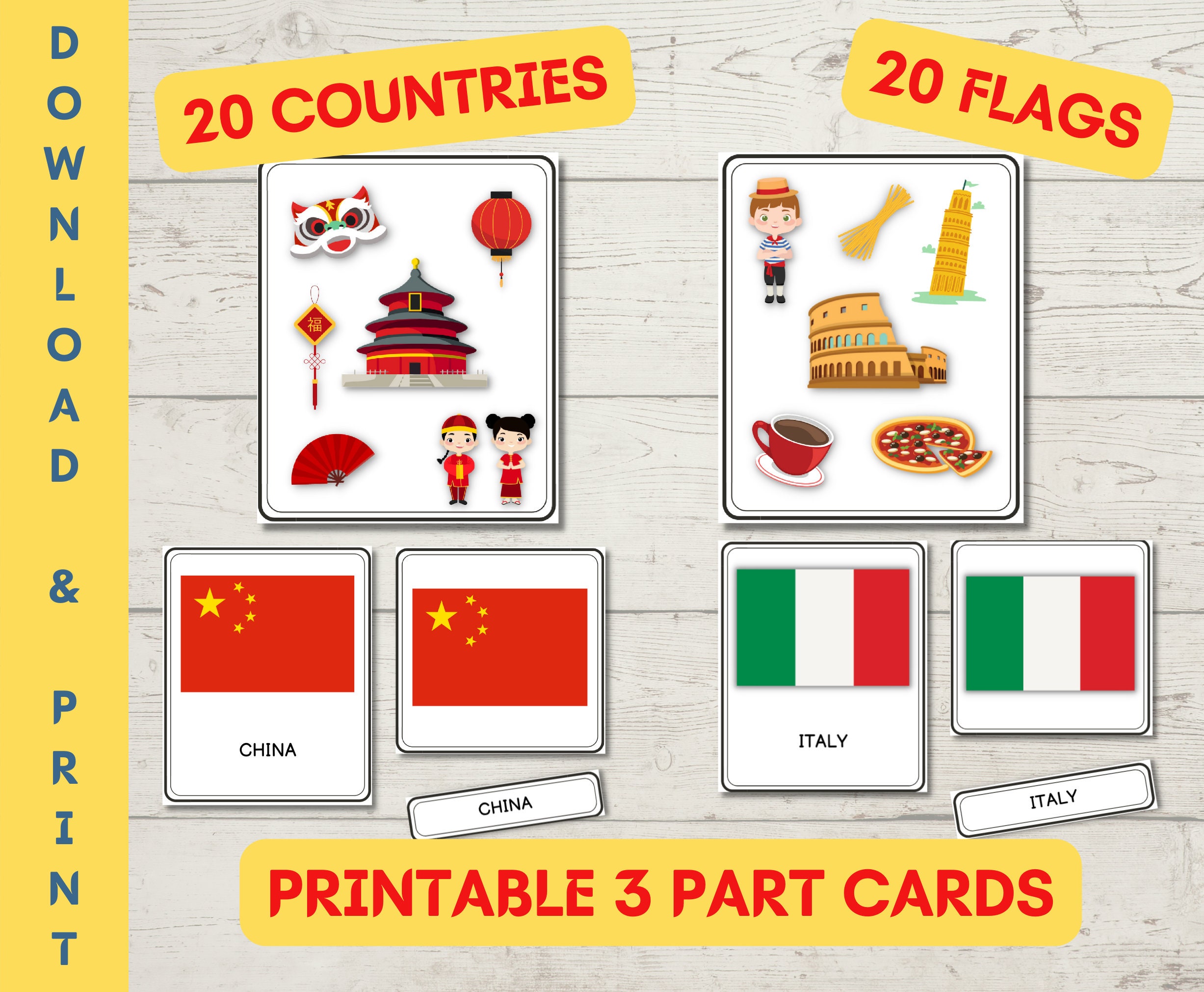Country Flashcards Norway, 44% OFF