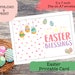 3 Printable Easter Card Set, Greeting Cards, Instant Download Easter ...