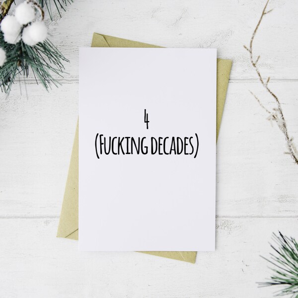 Inappropriate Birthday Cards Etsy