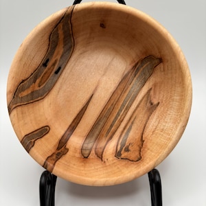 Hand turned ambrosia maple bowl