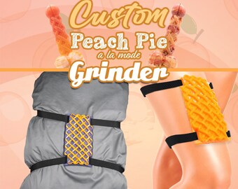 Custom Peach Pie Sex Grinder - Fantasy Adult Grinder Sex Toy - Strap to a Pillow or Towel - Handmade in the USA