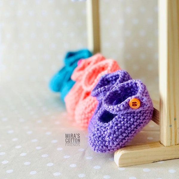 PDF Removable Toy Shoes knitted pattern