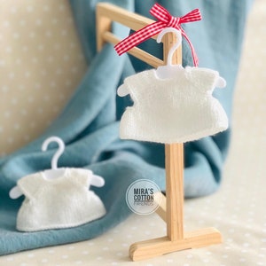 Knitted Toy Shirt Pattern – PDF Doll Clothes – Soft Knit Top for Stuffed Animals – Toy Clothing Pattern – Mira’s Cotton Friends