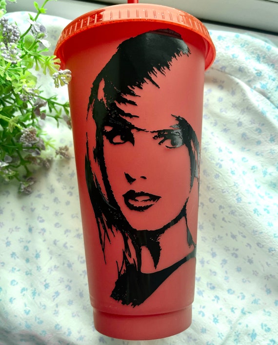 Taylor Swift Cup With Straw 