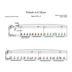Chopin Prelude in E minor Op. 28 No. 4