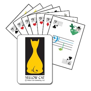 Notenschlüssel Notenspielkarten
