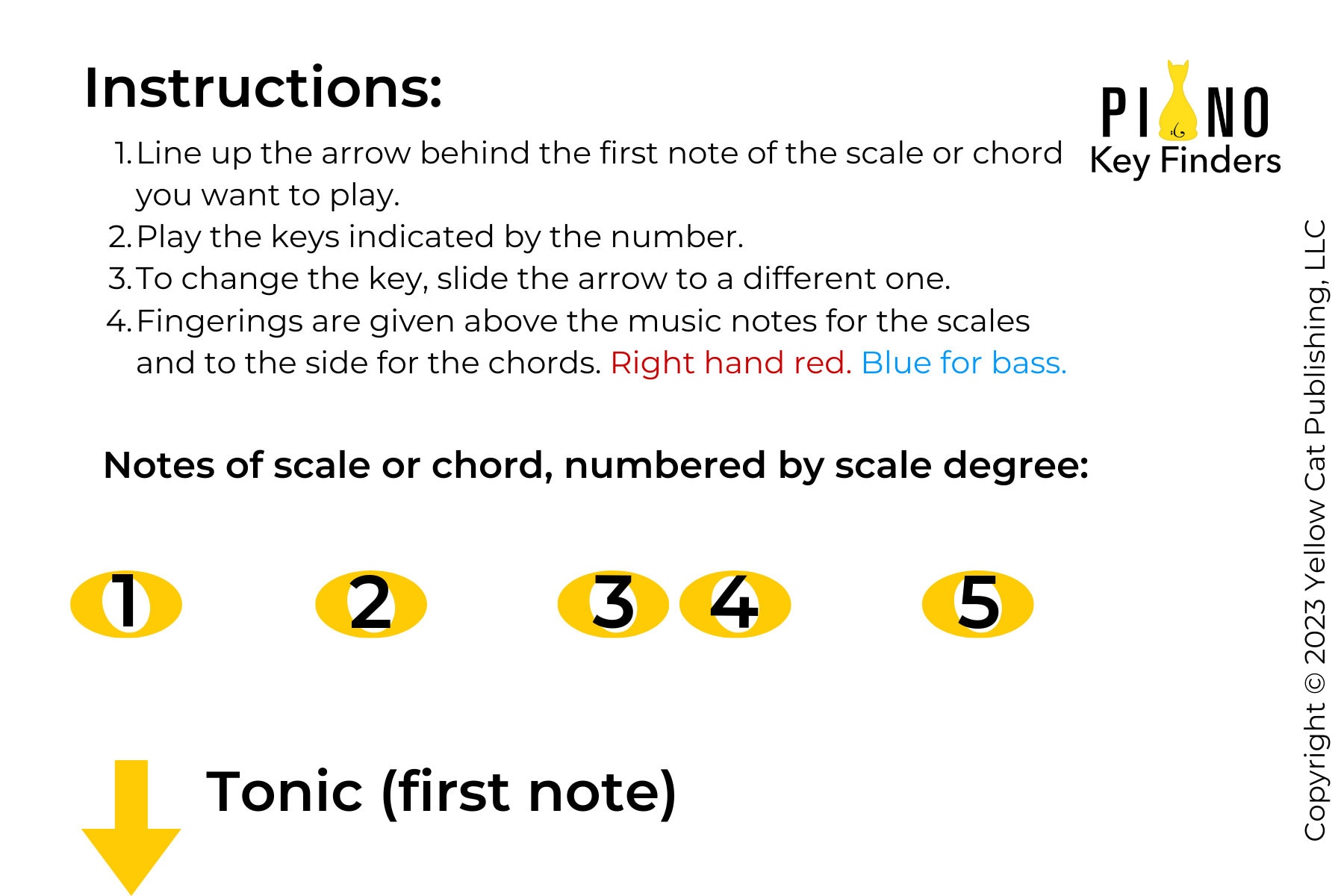 5 Note Scale and Chord Finder - Etsy