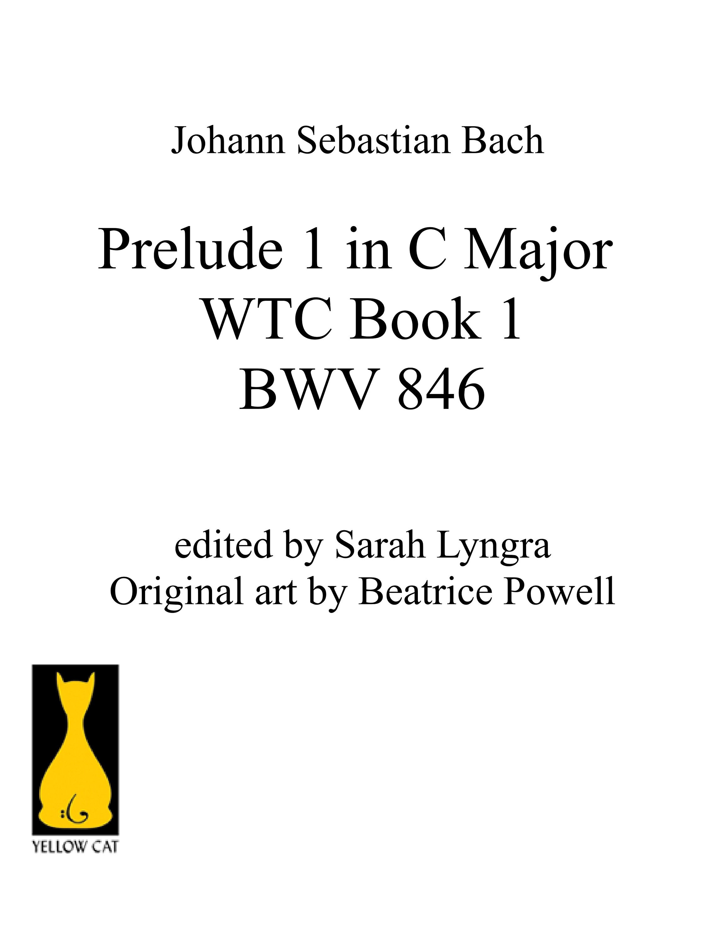 JS Bach Prelude In C Major From The WTC Etsy Js bach prelude in c major from the wtc etsy