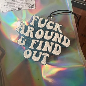 FAFO Car Freshie w/ Glitter