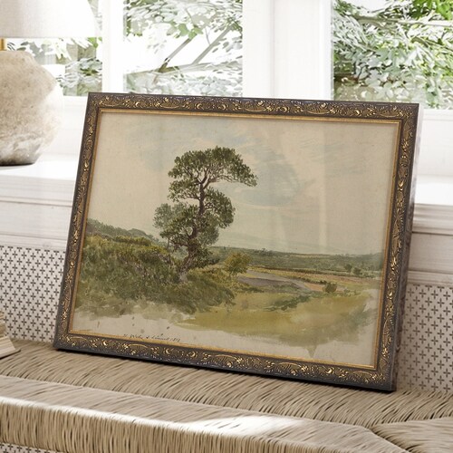 Vintage Art Framed Vintage Landscape Painting Antique Etsy