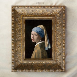 Girl With a Pearl Earring Replica Art Prints Johannes - Etsy