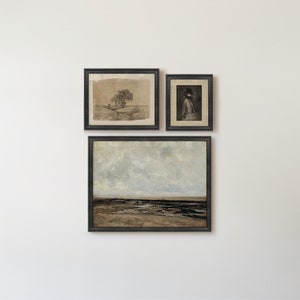 Framed Vintage Gallery Wall Art Set: Dark Moody Rustic Decor #172 - Etsy