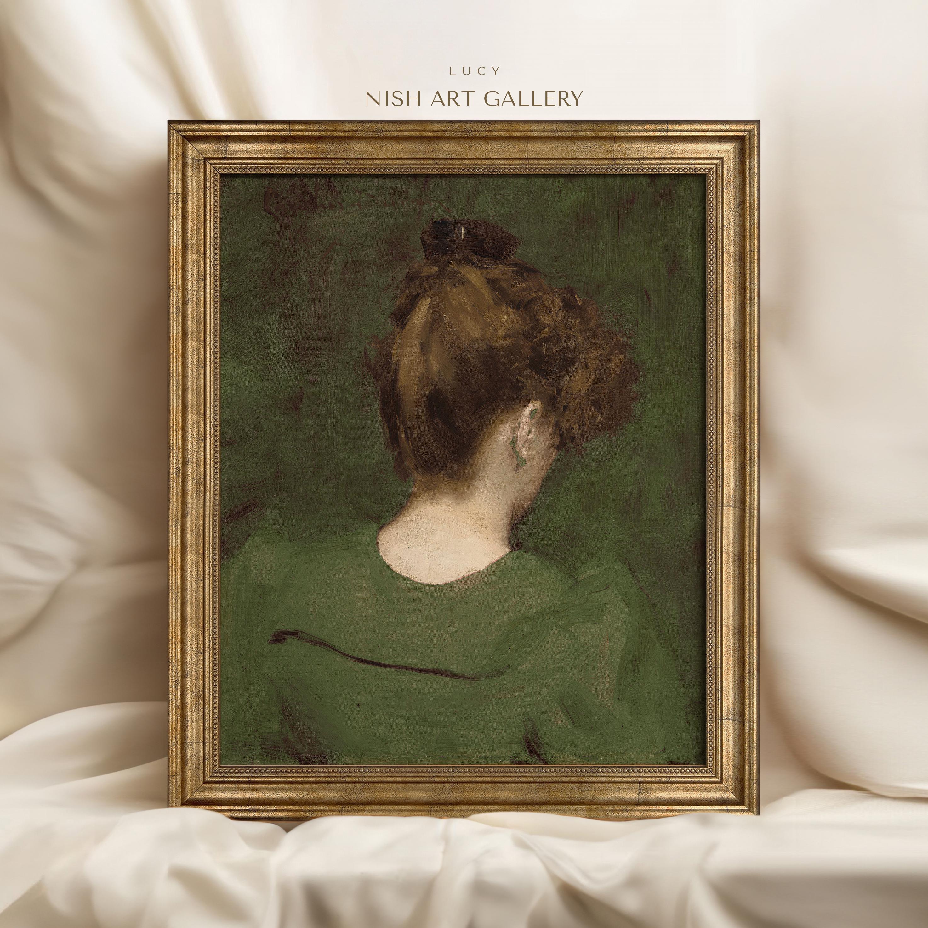 ヴィンテージ 女性肖像画 オーバル額装 絵画 インテリアアート 中古 Amazon.co.jp: ウィリアム・ケイン『貴婦人(F10号円窓)』油彩画