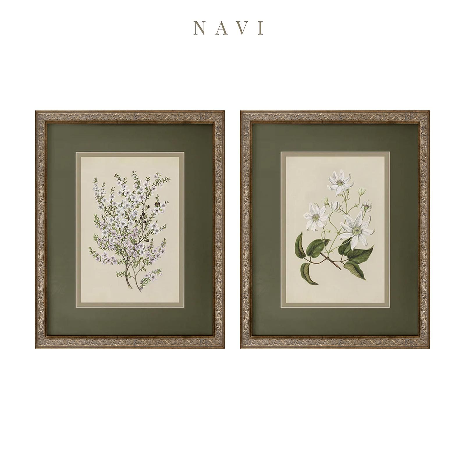 【MAR】MURRAL トップスframed flower Marmont-Hill-Floral-Posh-