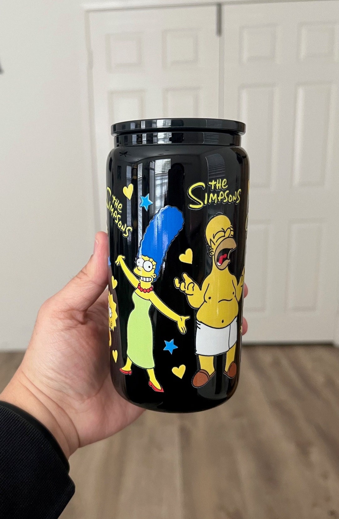 SIMPSON WATER BOTTLES BLACK main image 1