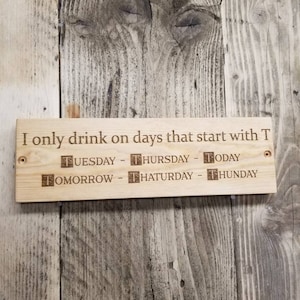 Dad's Shed Engraved Solid Wood Sign Personalised if he can't fix it Fathers Day image 8