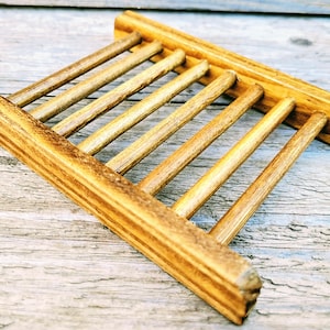 Wooden Soap Tray | Simple Design | Helps Keep Bar Soap & Shampoo Bars Dry
