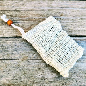 Soap Saver Bag | Sisal Soap Pouch | Exfoliating Soap Bag | Plastic Free | Zero Waste | Biodegradable | Body Scrubber | Eco-Friendly
