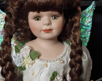 Authentic Haunted Spirited Beautiful Fairy Porcelain doll slight makeover Positive spirit active ( Petunia)