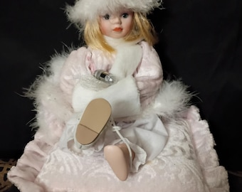 Authentic Haunted/Spirited small musical porcelain doll Positive spirit Highly Active ( Amy)