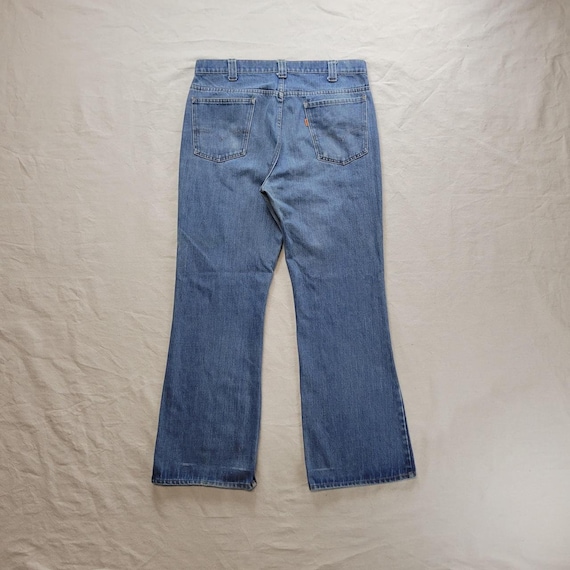 Vintage 70s Levi's bell bottoms flare jeans retro… - image 1