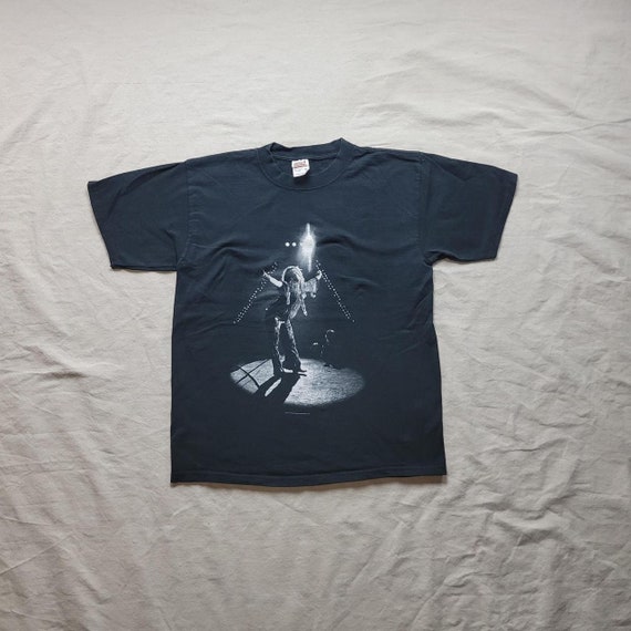 Vintage 90s 00s Janis Joplin graphic t-shirt blac… - image 1