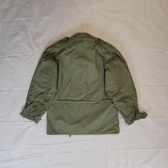 Vintage 60s 50s military jacket women's og 107 Ko… - image 4