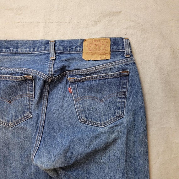 Vintage 70s Levi's 501 jeans button fly - image 4
