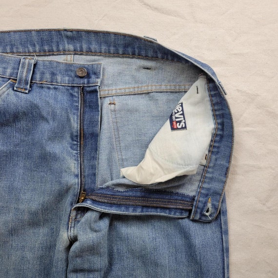 Vintage 70s Levi's bell bottoms flare jeans retro… - image 2