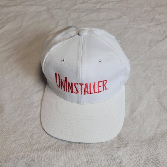 90s vintage UnInstaller snapback baseball hat ret… - image 2