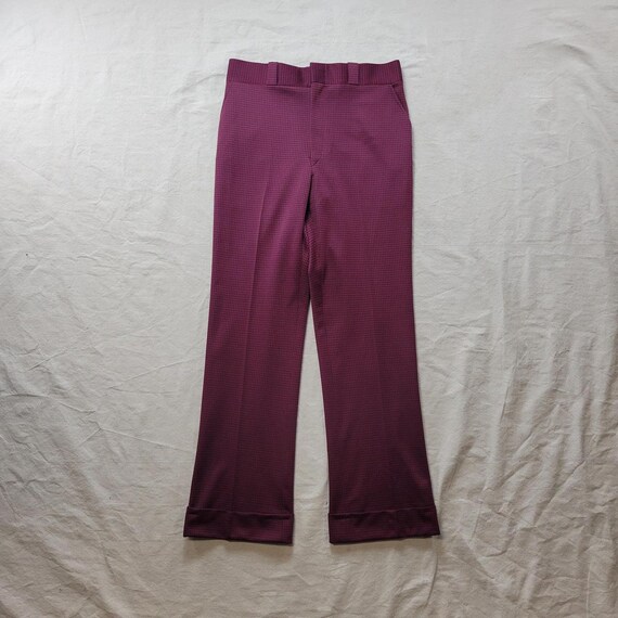 Vintage 80s 90s Briggs Trousers, Houndstooth Trousers, VTG Preppy