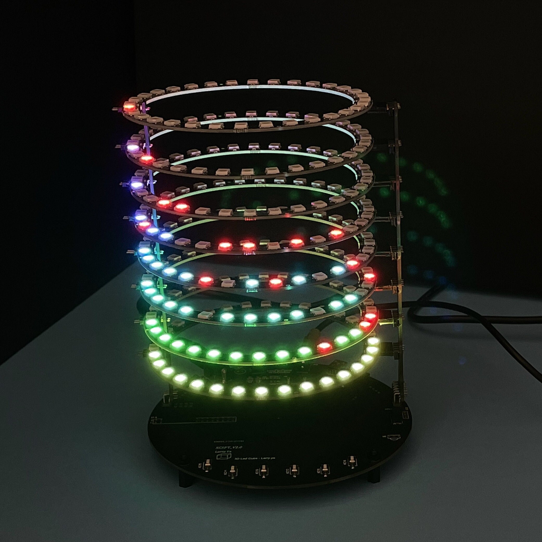 3D Led Cylinder - Etsy