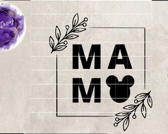 Souris maman SVG, souris maman, souris SVG, Mickey maman Png, bonne fête des mères SVG, fête des mères SVG, maman ClipArt