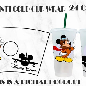 Starbucks Mickey Svg, Avvolgi Mickey Pilot Svg, Avvolgi Mickey CLipArt, File di taglio di Topolino, Avvolgi Venti Cold Cp, Starbucks Mickey Png, Dxf, Eps, Pdf