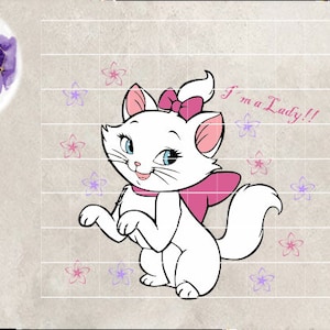 The Aristocats Svg, Marie Svg, Aristocats Svg, Marie ClipArt, Aristocats Cut File, I am a Lady Svg, I am a little princess Svg, Marie Png