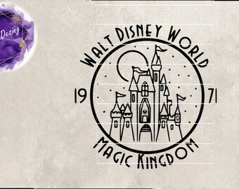 Magical Kingdom Vacances en famille SVG, Voyage en famille SVG, Vacay Mode SVG, SVG, Png, Château SVG
