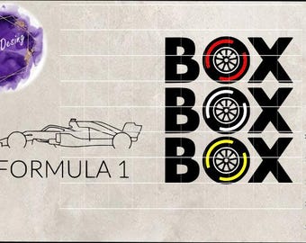 F1 Race Svg, Silhouette de voiture Svg, F1 ClipArt, Box CutFile, Pilote de course Png