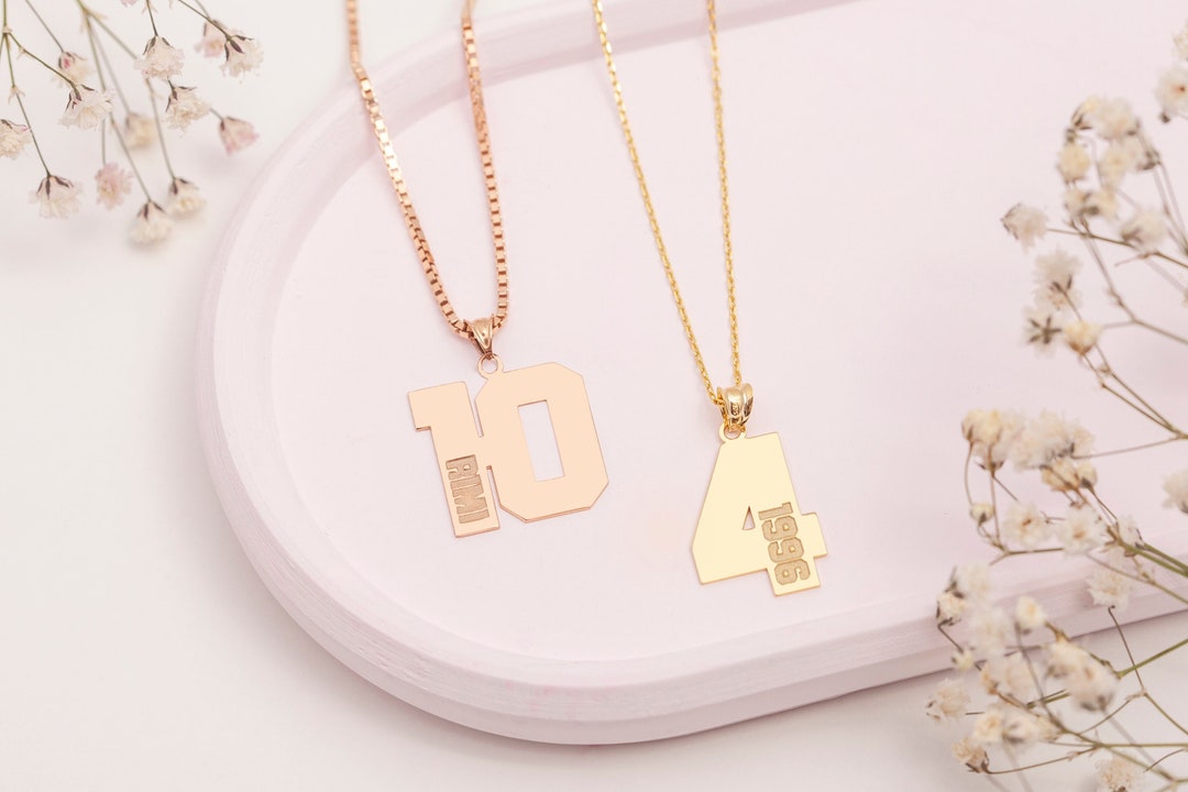 Sport Number Pendant, Number Men Necklaces, Number Jewelry ...