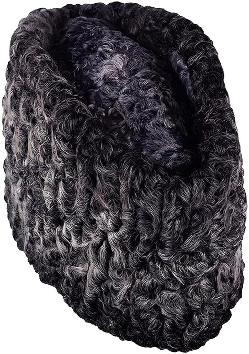 Grey Color Karakul Diplomat Hat for Men, Cold Weather Headgear, Men's